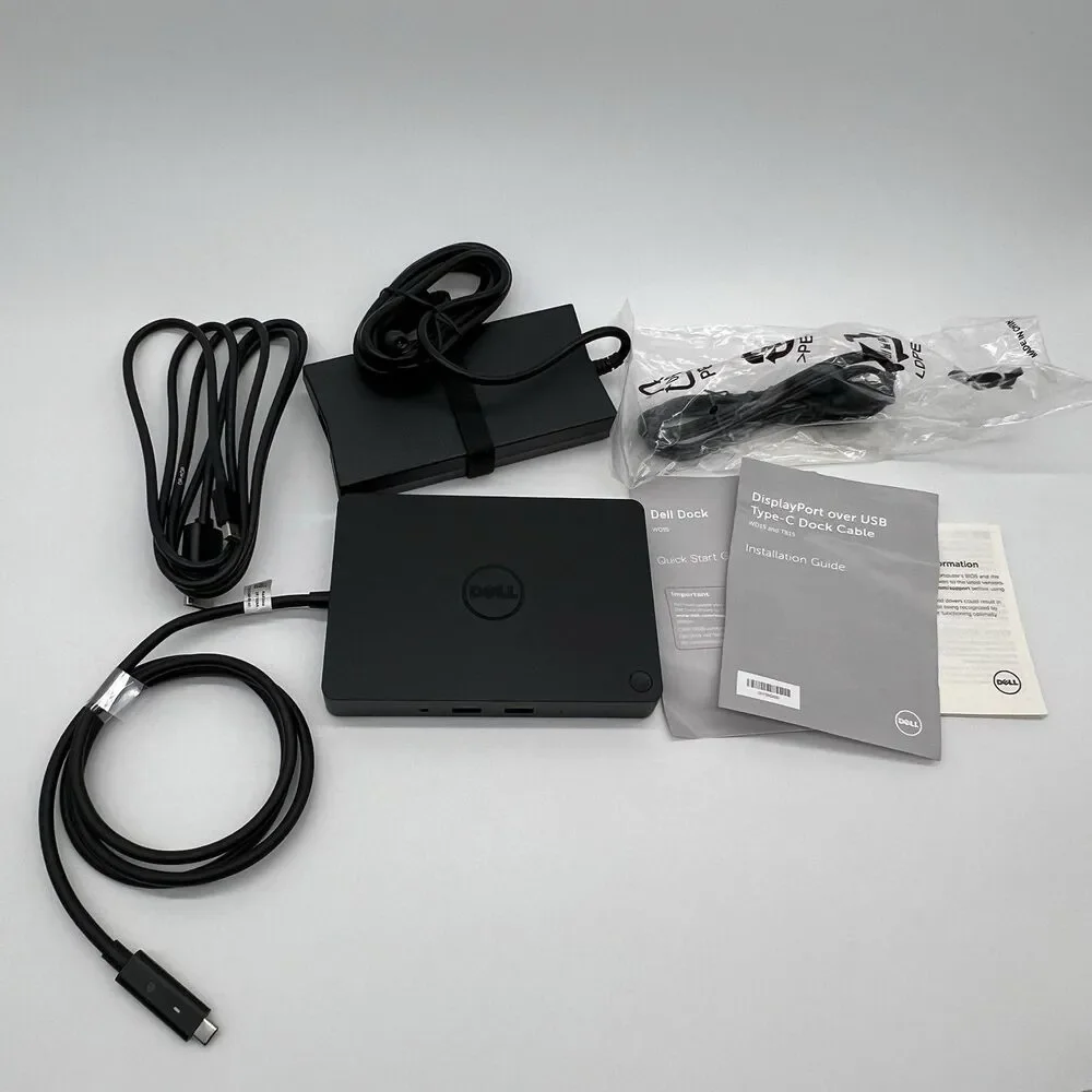 Dell WD15-K17A Docking Station with Power Adapter  Excellent Conditions